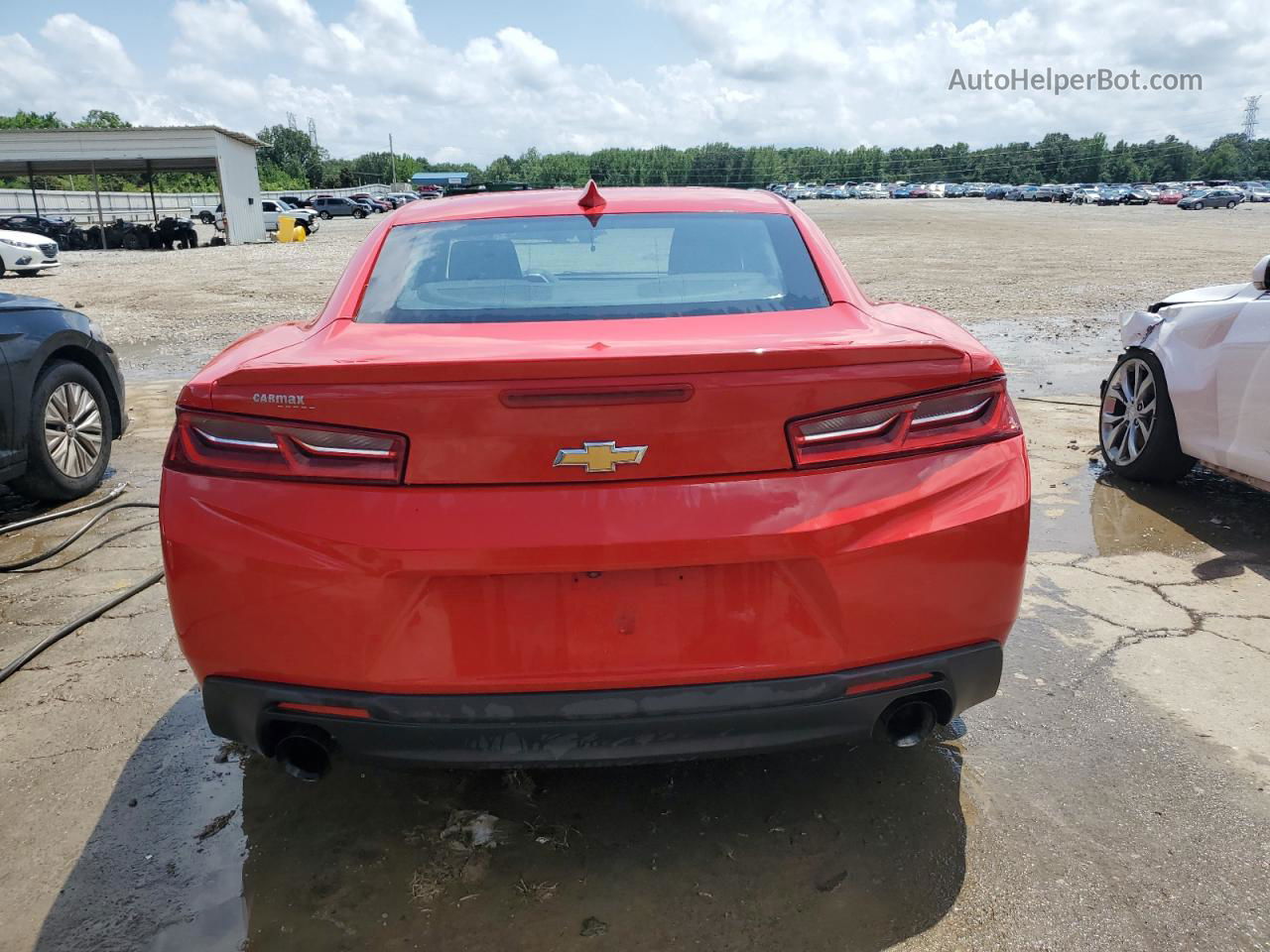 2018 Chevrolet Camaro Lt Red vin: 1G1FB1RS1J0129597