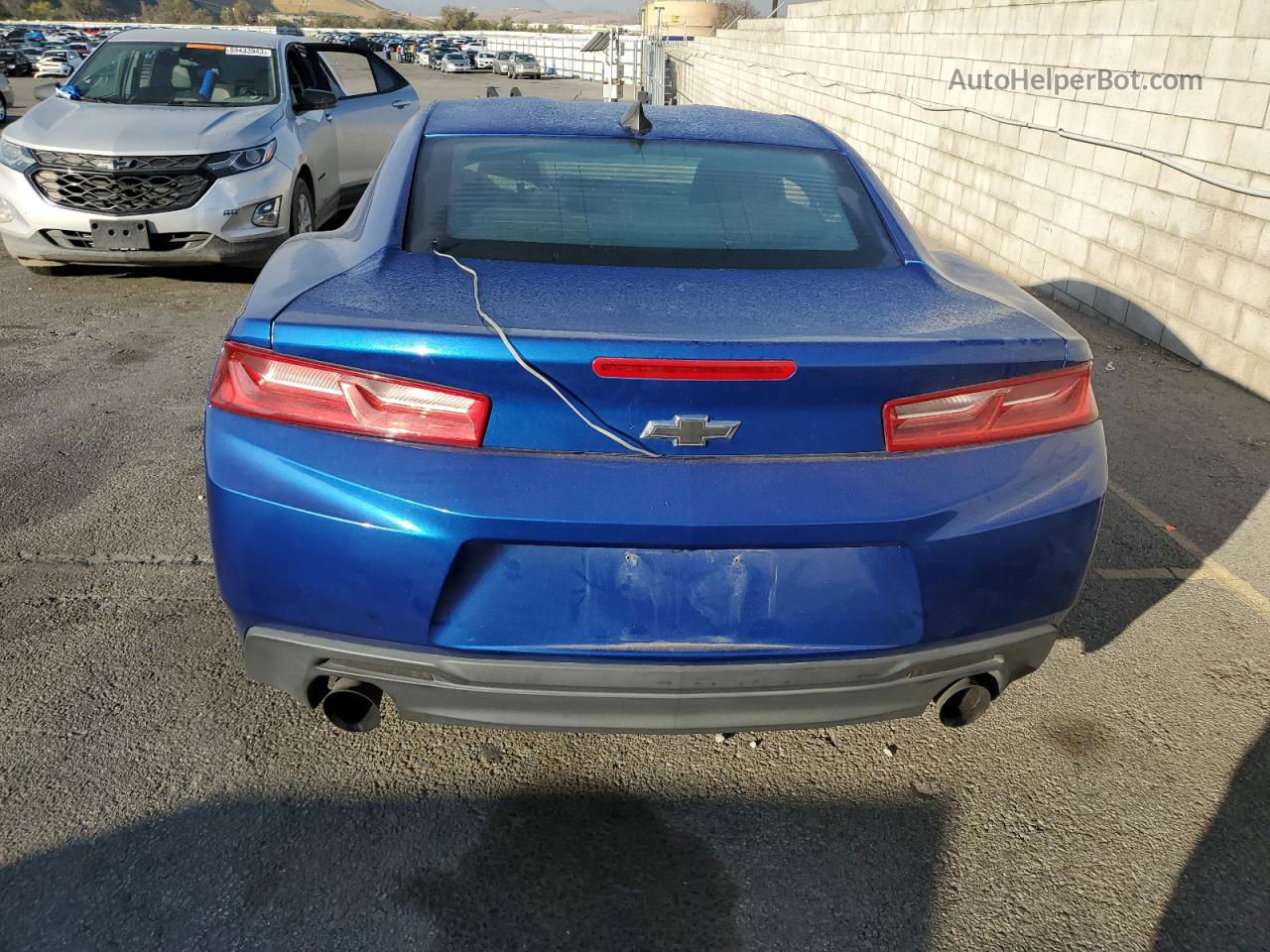 2018 Chevrolet Camaro Lt Blue vin: 1G1FB1RS1J0190402