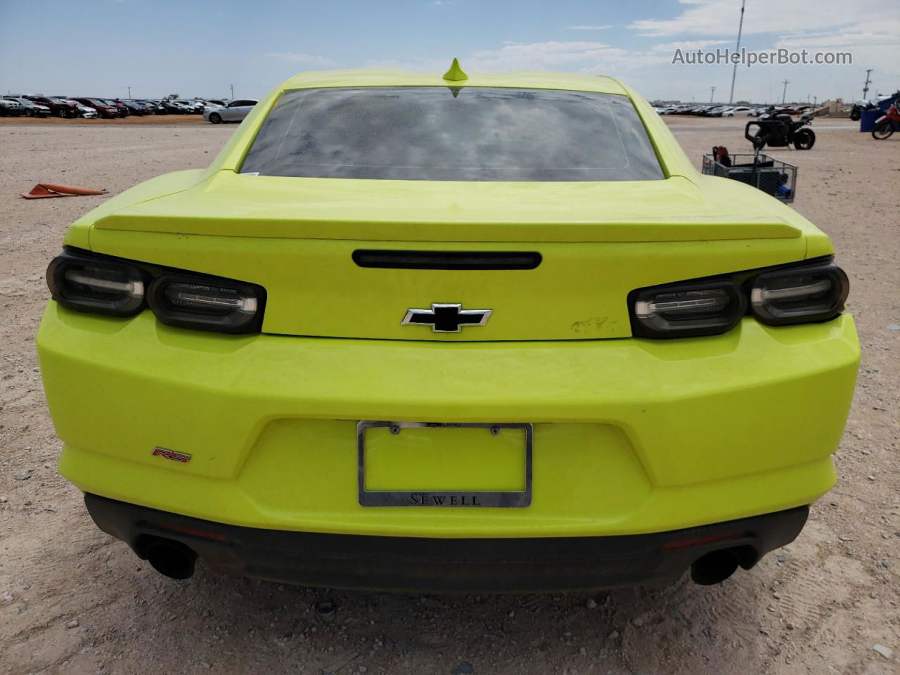 2020 Chevrolet Camaro Ls Yellow vin: 1G1FB1RS1L0109093