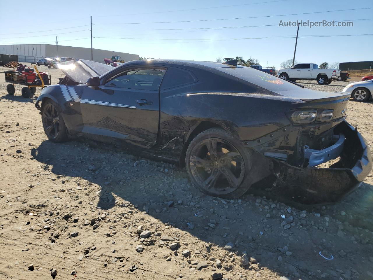 2020 Chevrolet Camaro Ls Black vin: 1G1FB1RS1L0137881