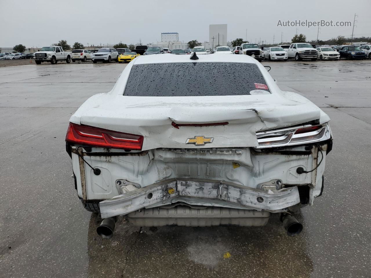 2017 Chevrolet Camaro Lt White vin: 1G1FB1RS2H0102287