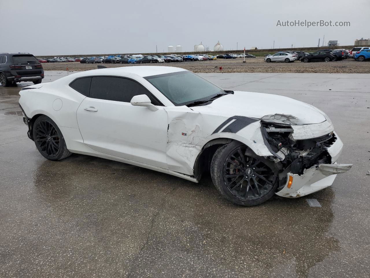 2017 Chevrolet Camaro Lt White vin: 1G1FB1RS2H0102287