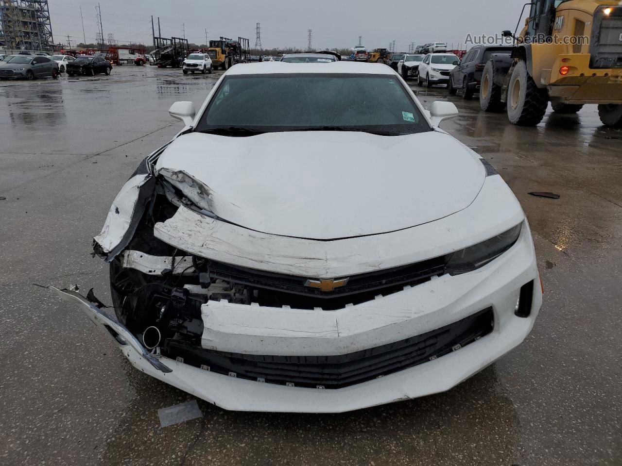 2017 Chevrolet Camaro Lt White vin: 1G1FB1RS2H0102287