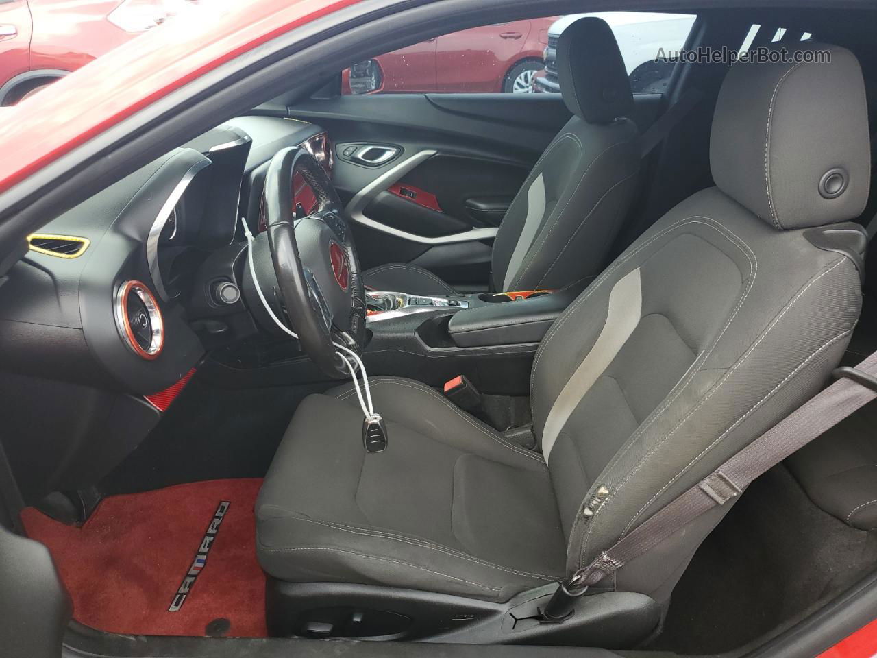 2017 Chevrolet Camaro Lt Red vin: 1G1FB1RS2H0148850