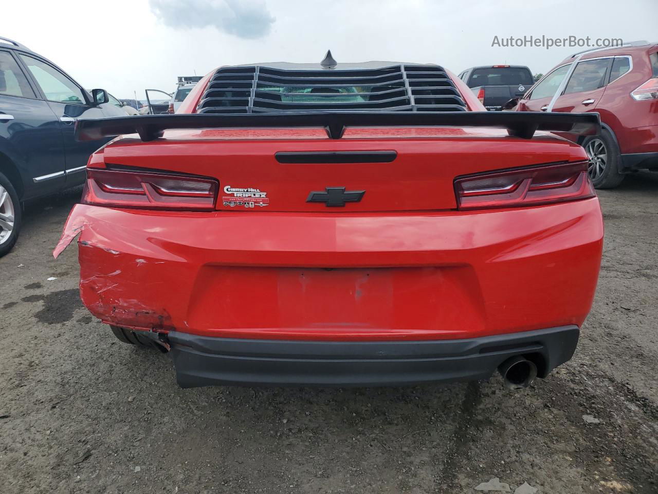 2017 Chevrolet Camaro Lt Red vin: 1G1FB1RS2H0148850