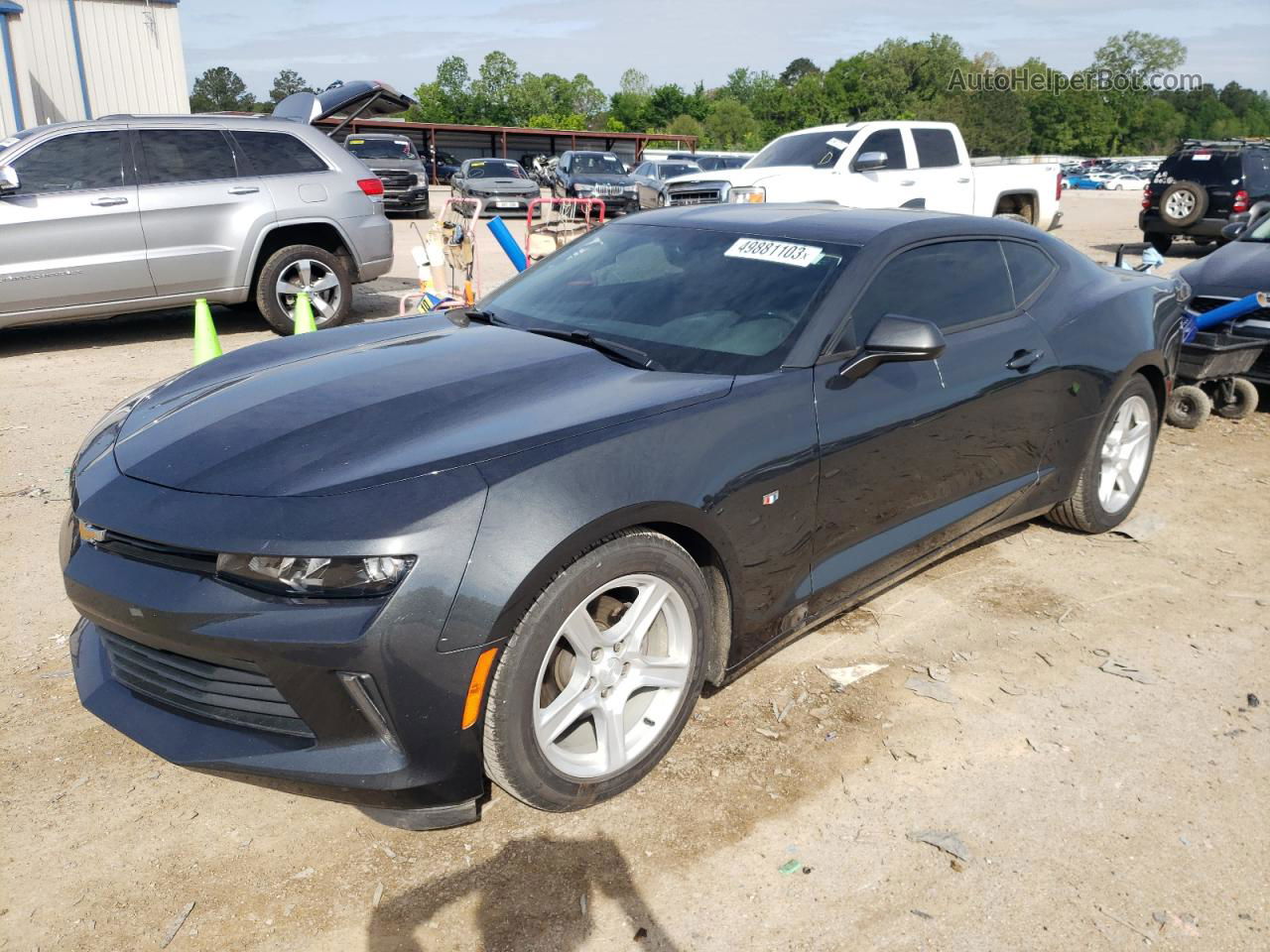 2017 Chevrolet Camaro Lt Charcoal vin: 1G1FB1RS2H0163834