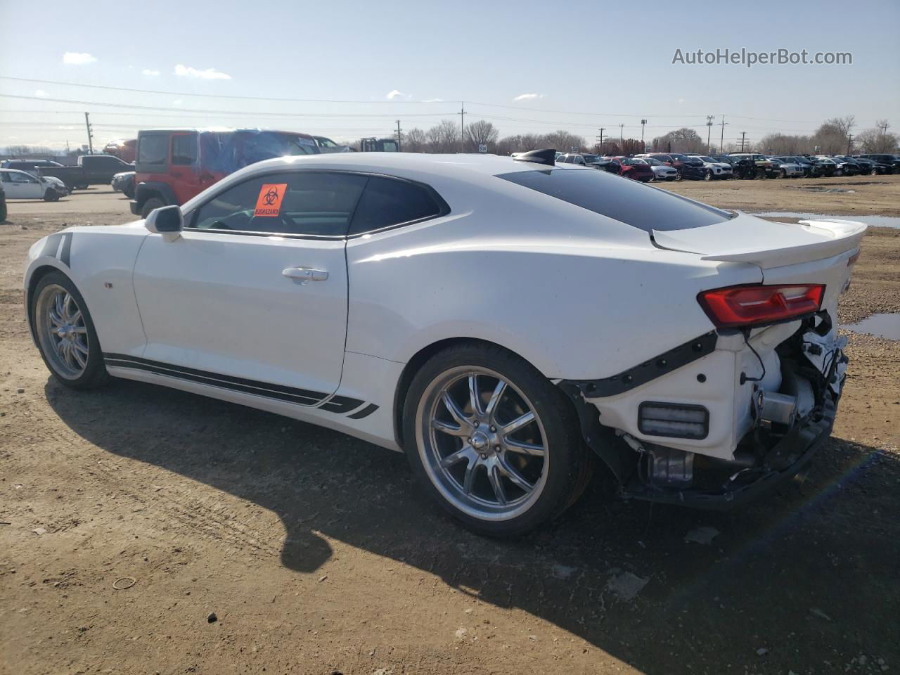 2017 Chevrolet Camaro Lt White vin: 1G1FB1RS2H0167527