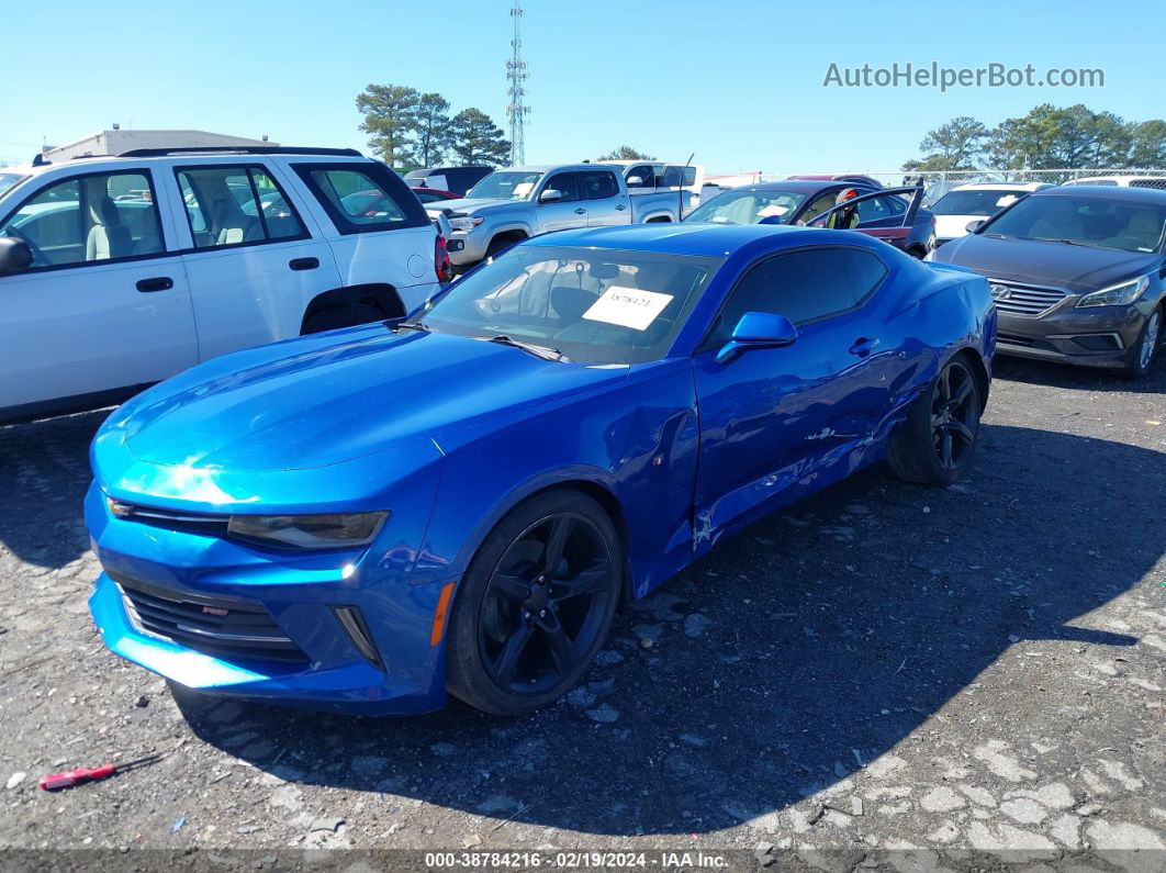 2017 Chevrolet Camaro 1lt Blue vin: 1G1FB1RS2H0187051