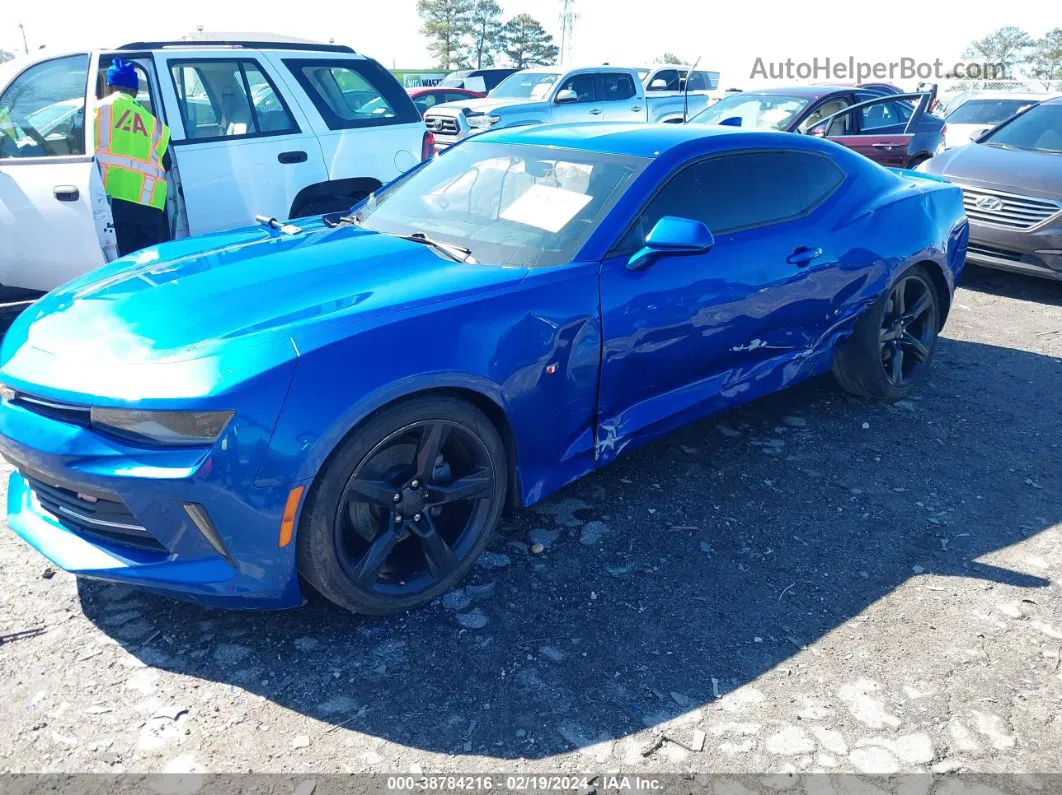 2017 Chevrolet Camaro 1lt Blue vin: 1G1FB1RS2H0187051