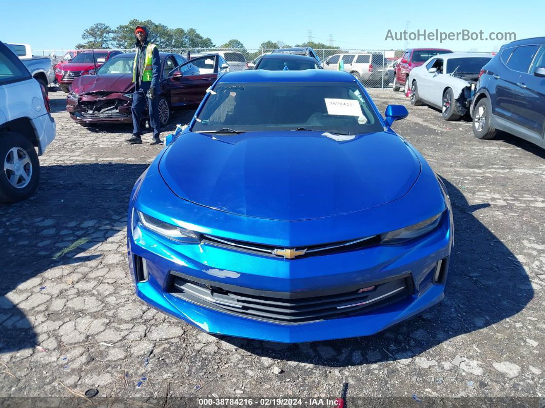 2017 Chevrolet Camaro 1lt Blue vin: 1G1FB1RS2H0187051