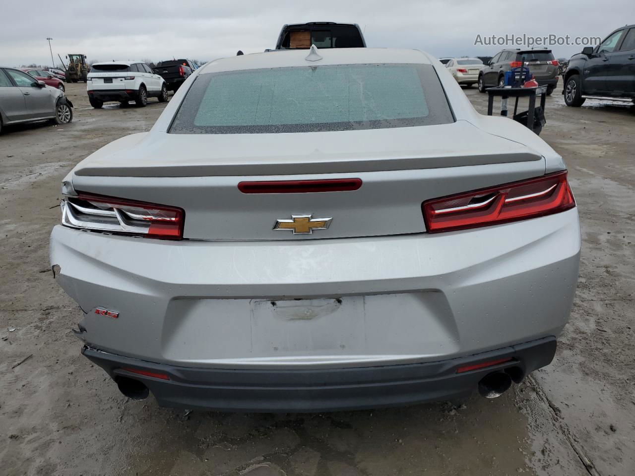 2018 Chevrolet Camaro Lt Silver vin: 1G1FB1RS2J0121699