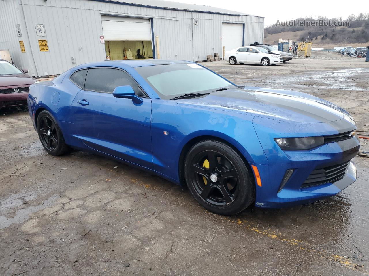 2018 Chevrolet Camaro Lt Blue vin: 1G1FB1RS2J0147655