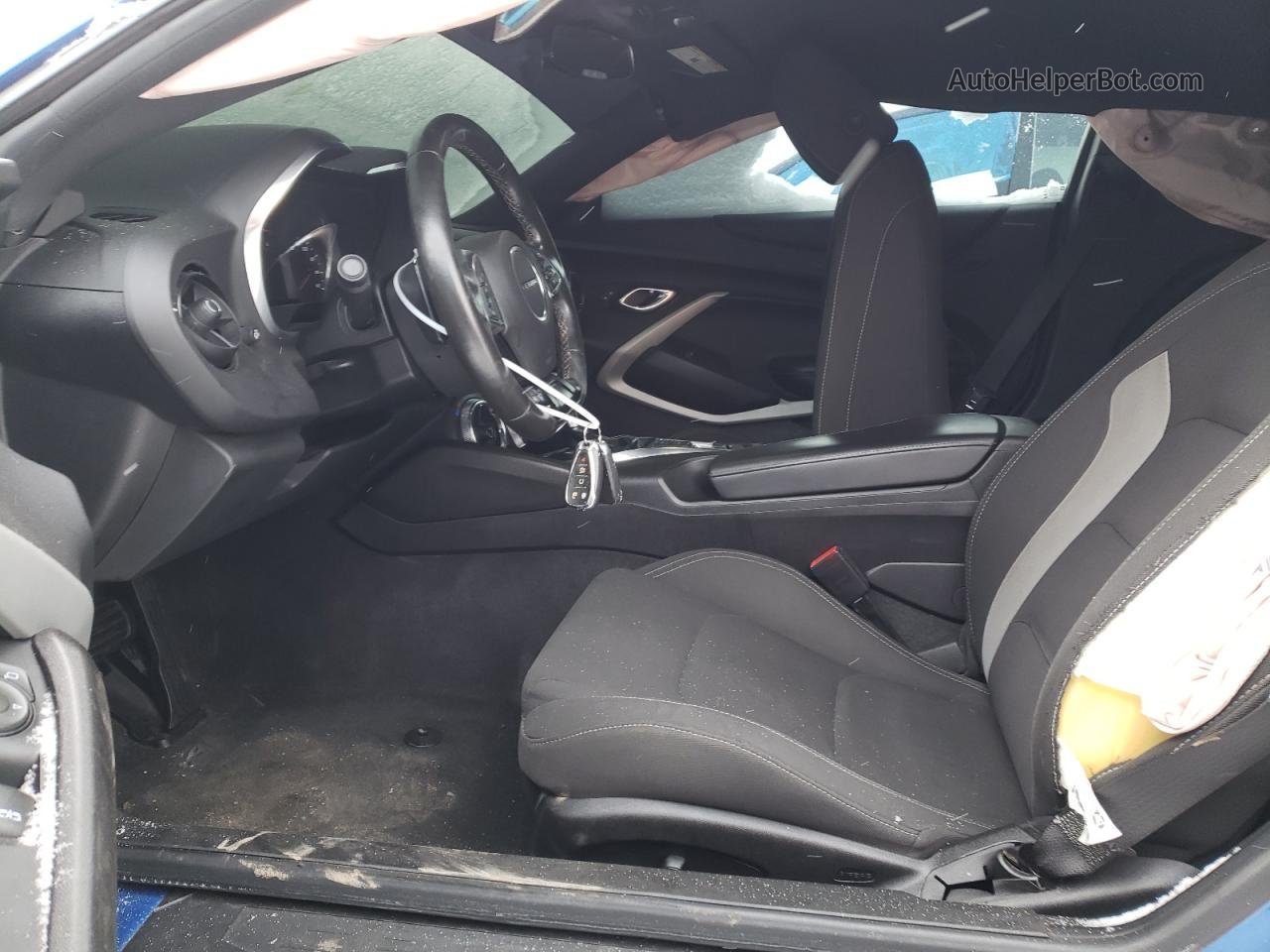 2018 Chevrolet Camaro Lt Синий vin: 1G1FB1RS2J0147655