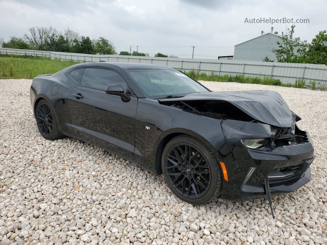 2018 Chevrolet Camaro Lt Black vin: 1G1FB1RS2J0151561