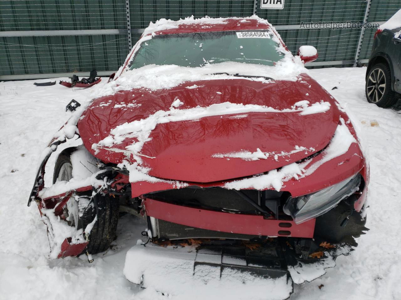 2018 Chevrolet Camaro Lt Red vin: 1G1FB1RS2J0191395