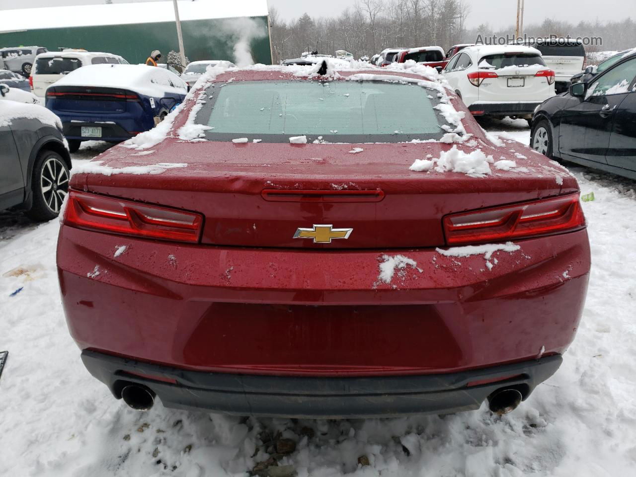 2018 Chevrolet Camaro Lt Red vin: 1G1FB1RS2J0191395