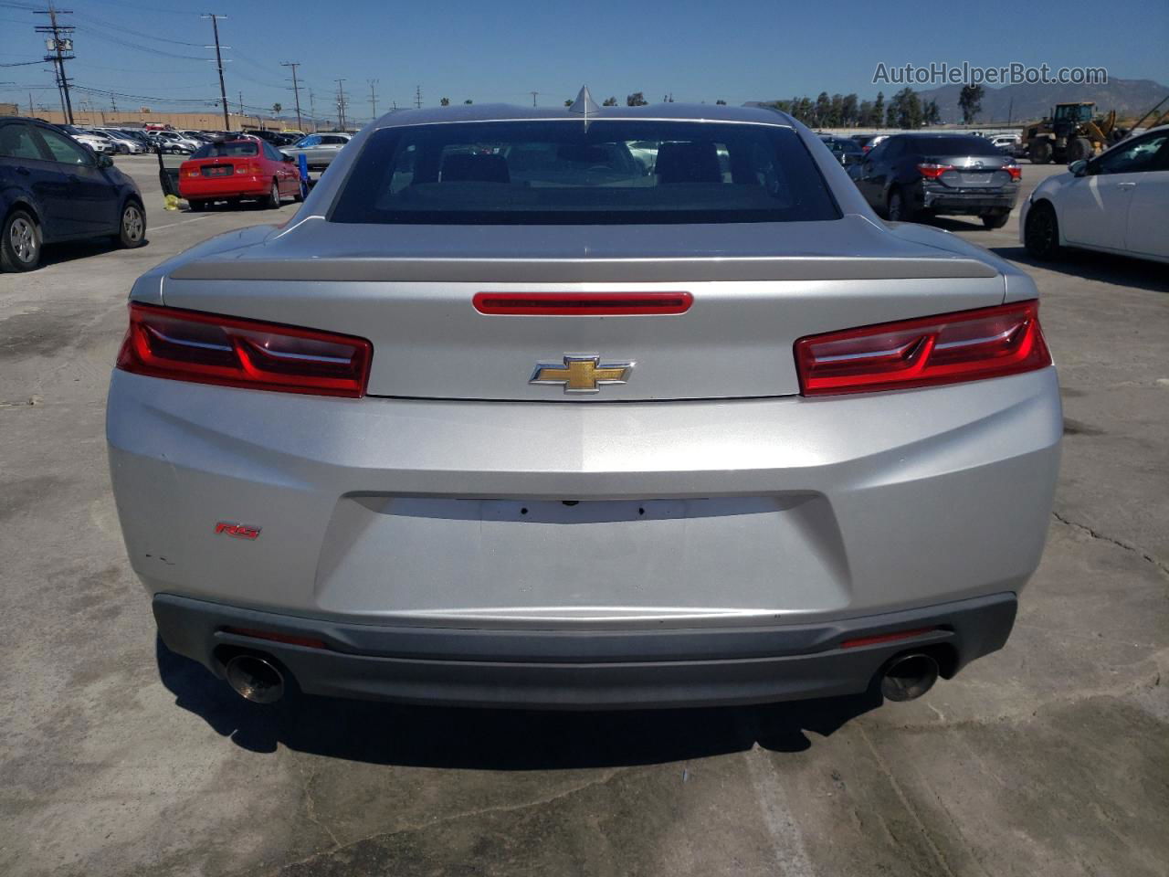 2017 Chevrolet Camaro Lt Silver vin: 1G1FB1RS3H0105022