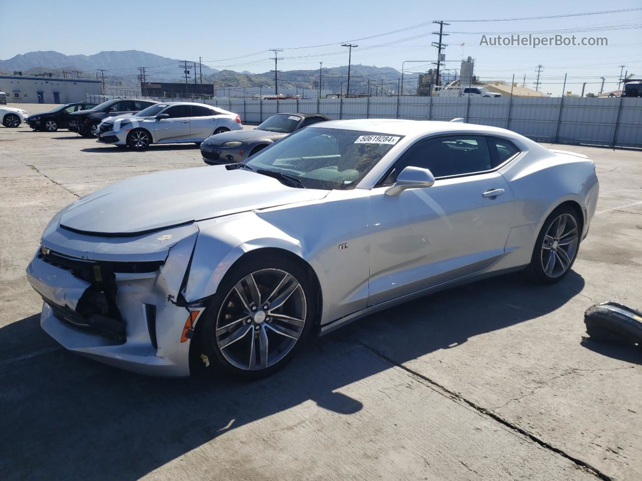 2017 Chevrolet Camaro Lt Silver vin: 1G1FB1RS3H0105022