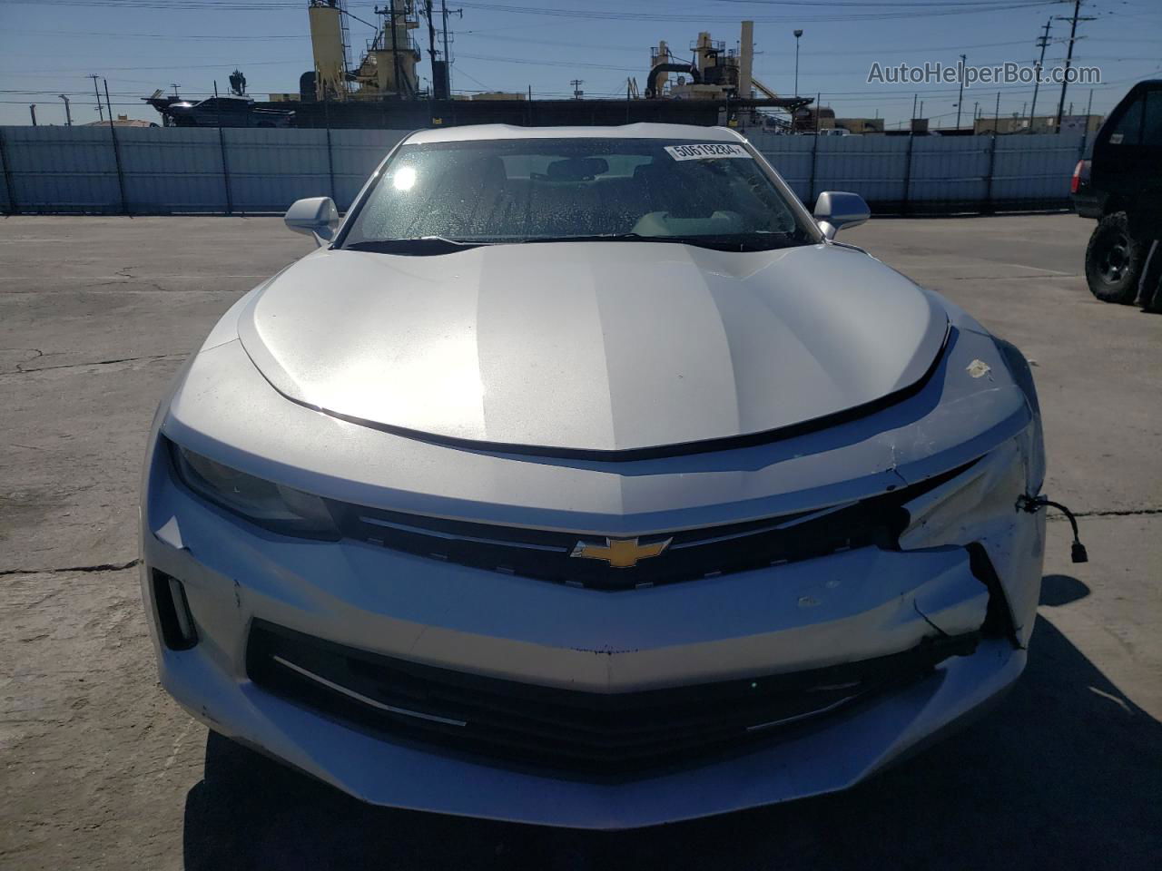 2017 Chevrolet Camaro Lt Silver vin: 1G1FB1RS3H0105022