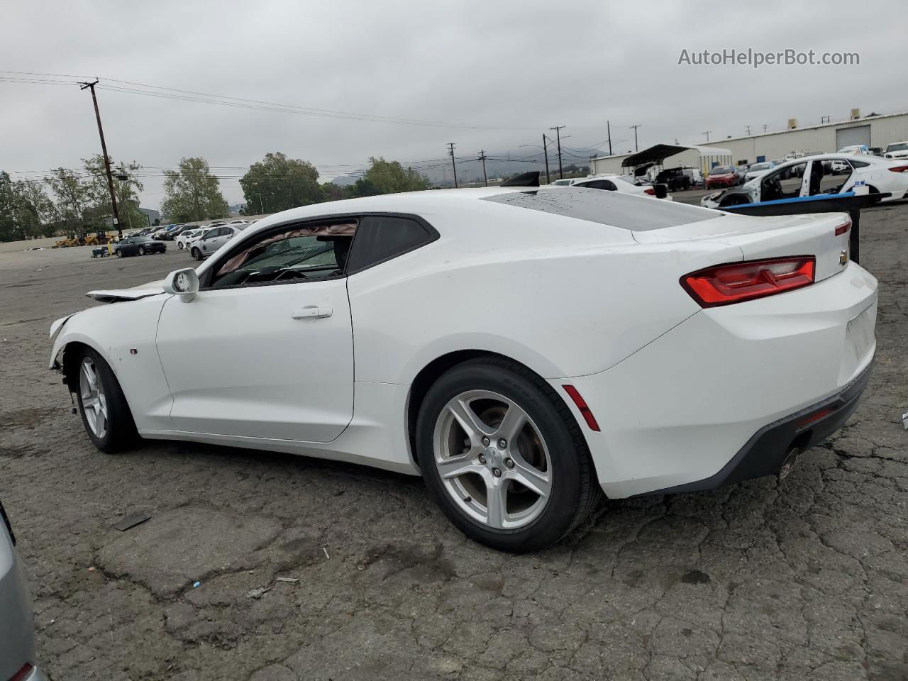 2017 Chevrolet Camaro Lt White vin: 1G1FB1RS3H0205430