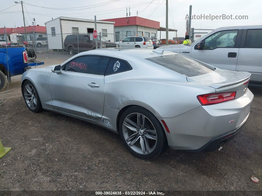 2018 Chevrolet Camaro 1lt Silver vin: 1G1FB1RS3J0119296