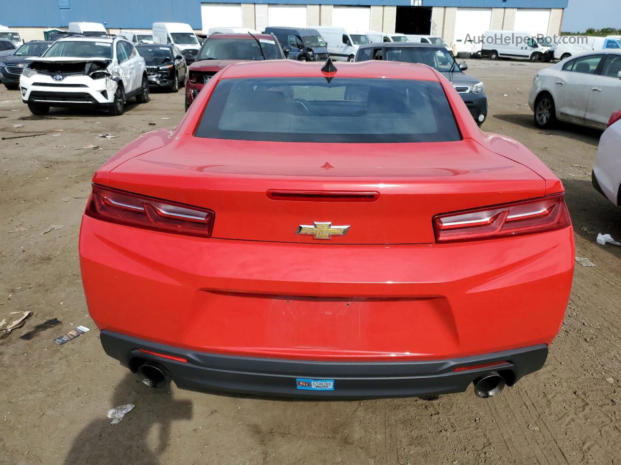 2018 Chevrolet Camaro Lt Red vin: 1G1FB1RS3J0120187