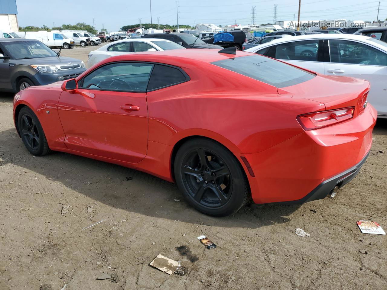 2018 Chevrolet Camaro Lt Red vin: 1G1FB1RS3J0120187