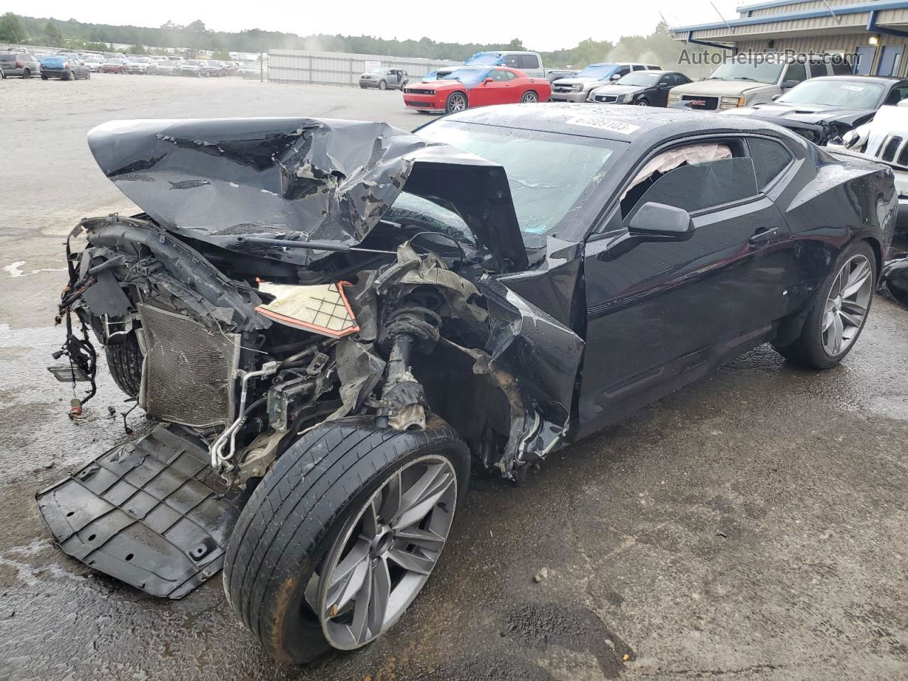 2018 Chevrolet Camaro Lt Black vin: 1G1FB1RS3J0132324