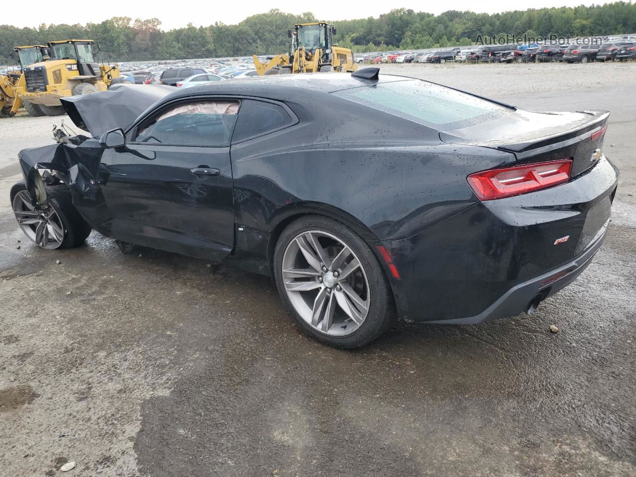 2018 Chevrolet Camaro Lt Black vin: 1G1FB1RS3J0132324