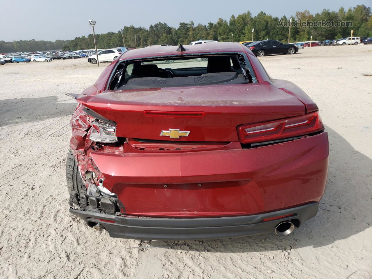 2018 Chevrolet Camaro Lt Red vin: 1G1FB1RS3J0171673