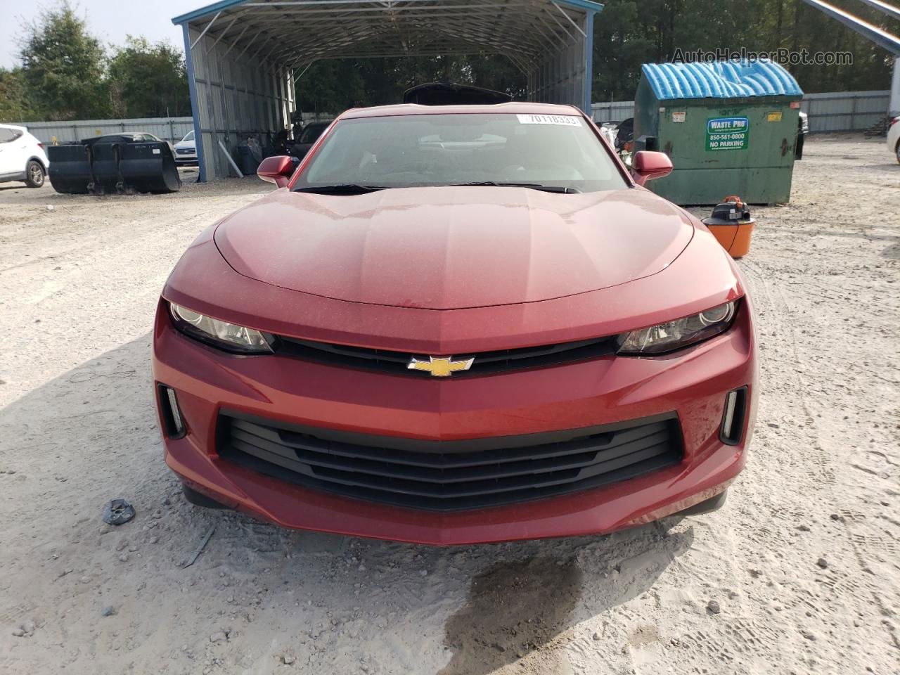 2018 Chevrolet Camaro Lt Red vin: 1G1FB1RS3J0171673