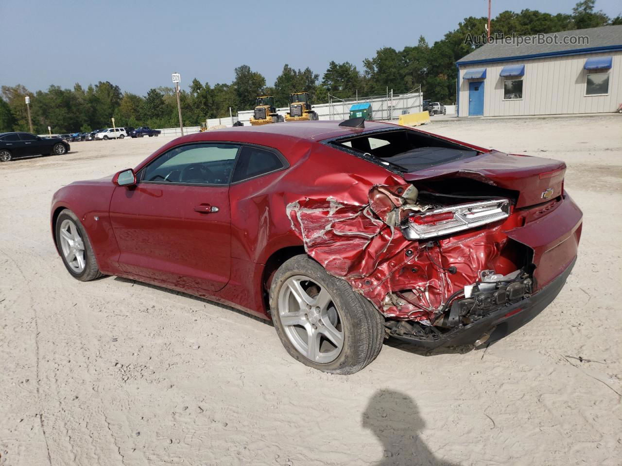 2018 Chevrolet Camaro Lt Red vin: 1G1FB1RS3J0171673