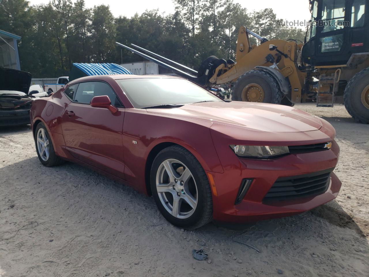 2018 Chevrolet Camaro Lt Red vin: 1G1FB1RS3J0171673