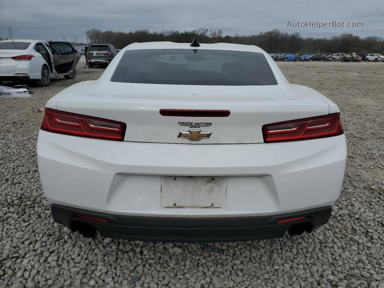 2018 Chevrolet Camaro Lt White vin: 1G1FB1RS3J0190031