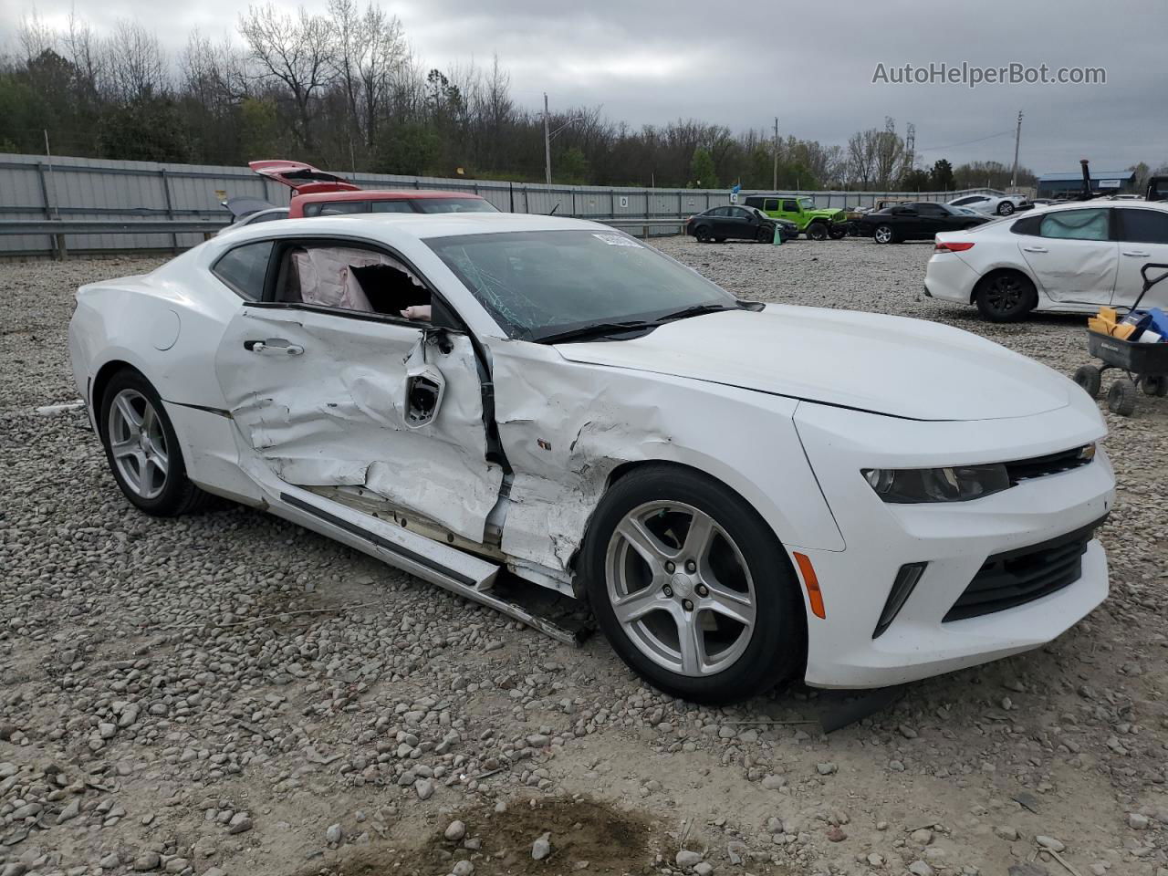 2018 Chevrolet Camaro Lt Белый vin: 1G1FB1RS3J0190031