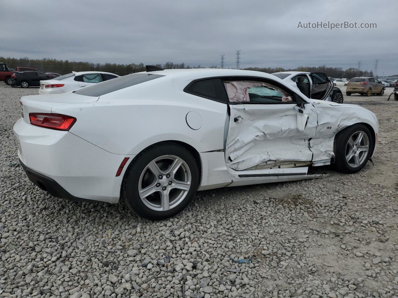 2018 Chevrolet Camaro Lt Белый vin: 1G1FB1RS3J0190031