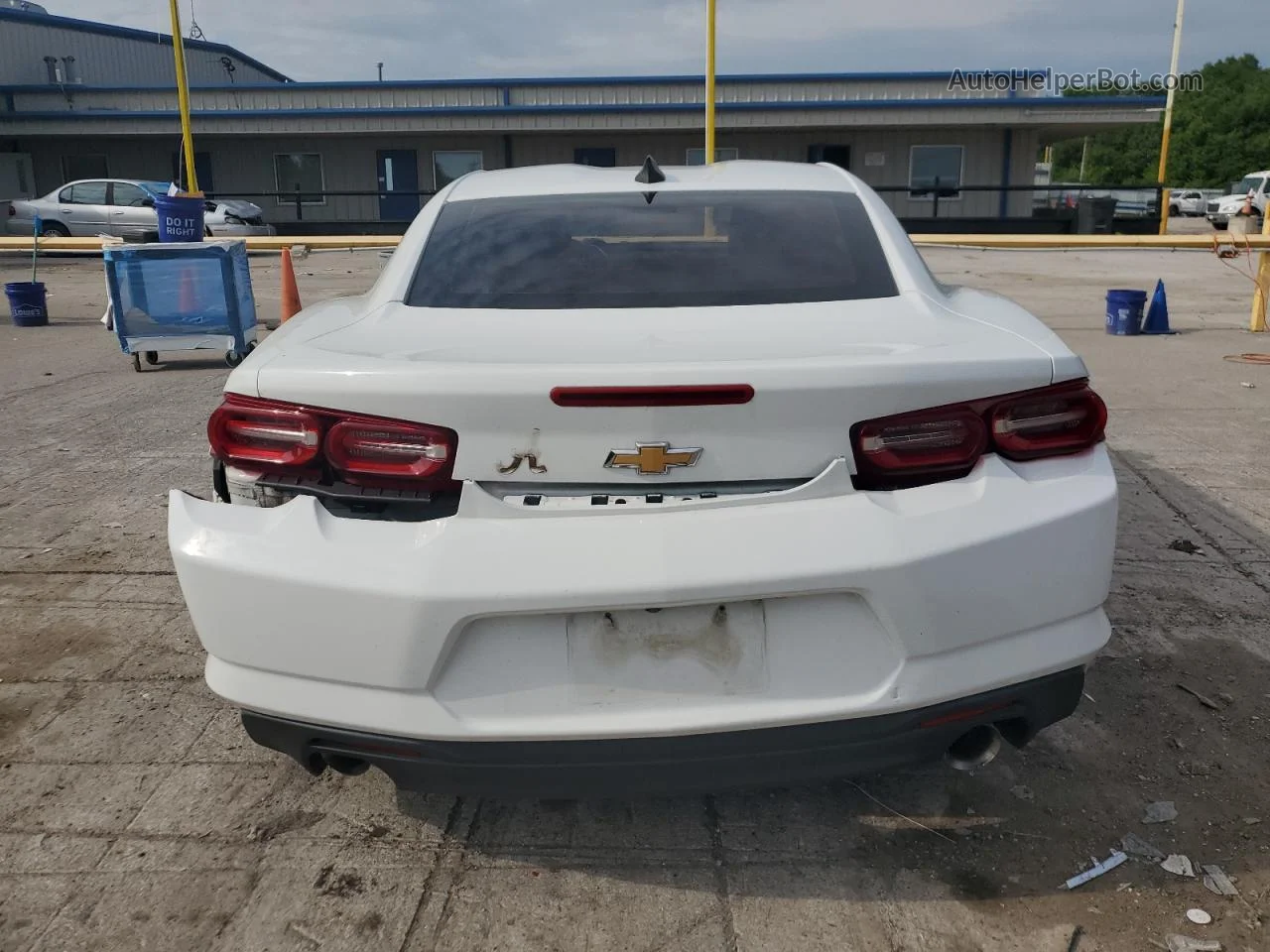 2020 Chevrolet Camaro Ls White vin: 1G1FB1RS3L0101478