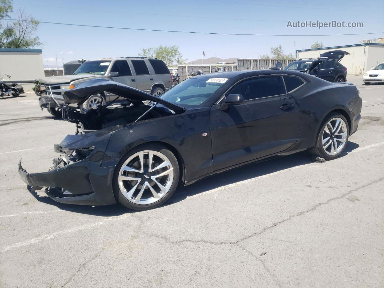 2020 Chevrolet Camaro Ls Black vin: 1G1FB1RS3L0113498