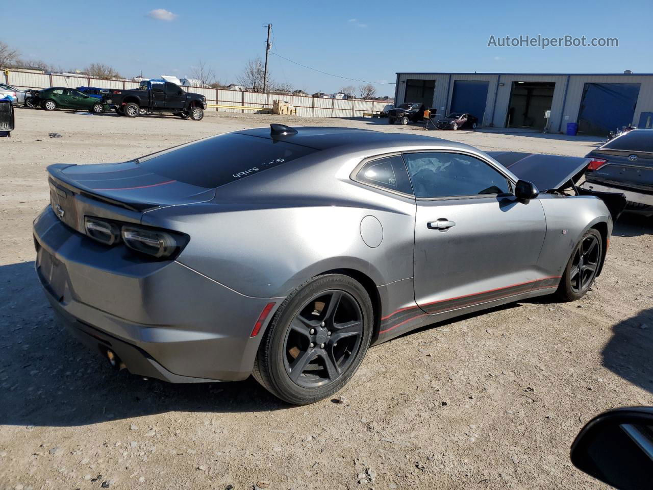 2020 Chevrolet Camaro Ls Gray vin: 1G1FB1RS3L0115624