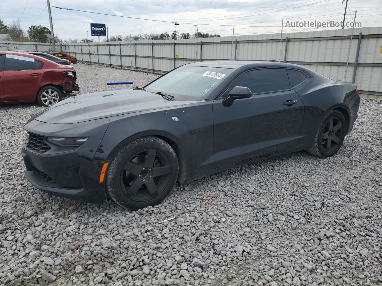 2020 Chevrolet Camaro Ls Black vin: 1G1FB1RS3L0124419