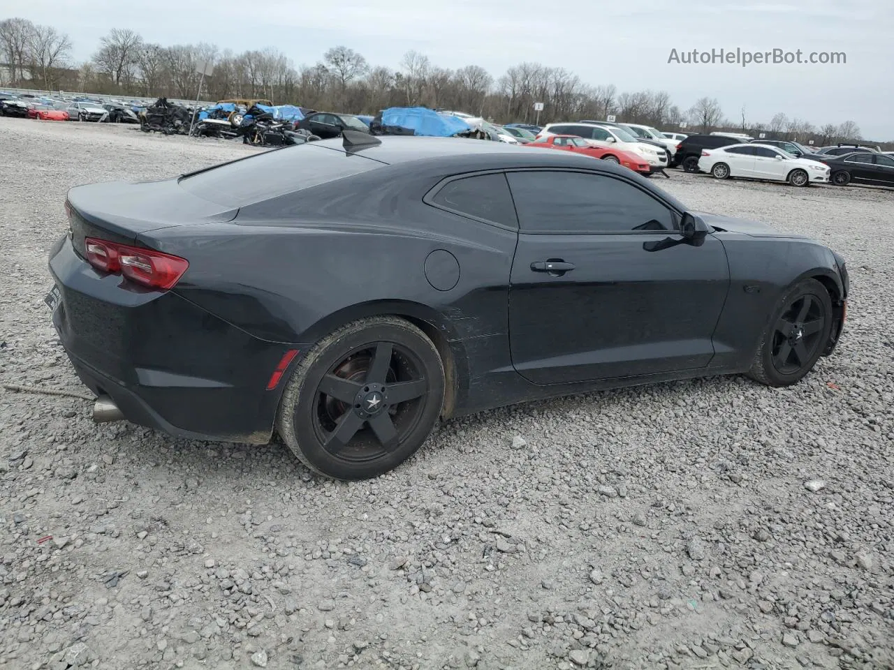 2020 Chevrolet Camaro Ls Black vin: 1G1FB1RS3L0124419