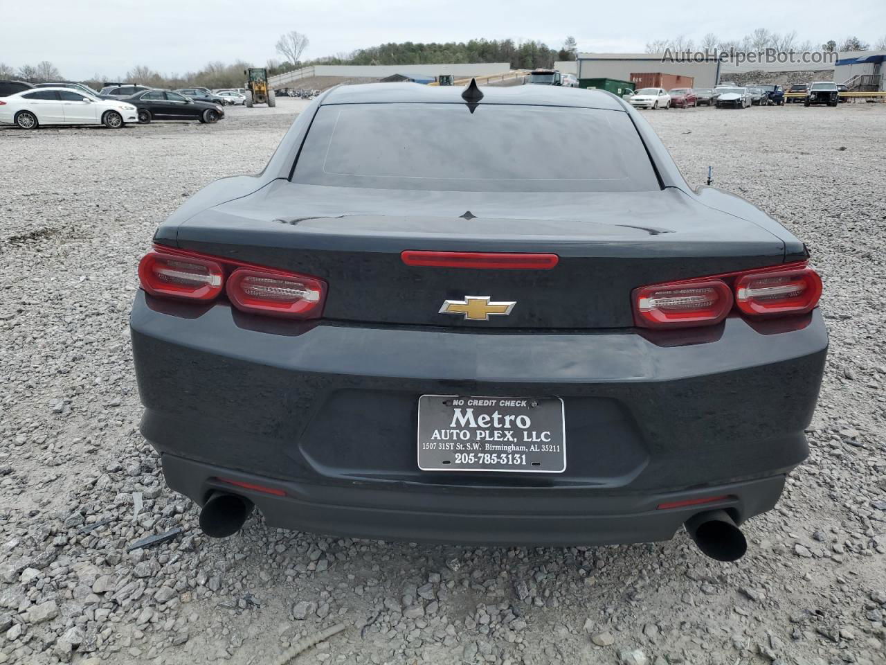 2020 Chevrolet Camaro Ls Black vin: 1G1FB1RS3L0124419