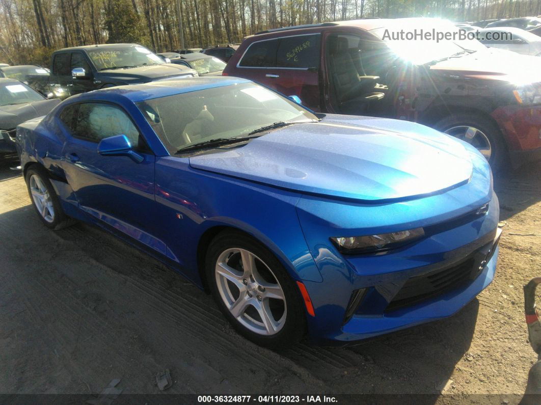 2017 Chevrolet Camaro 1lt Blue vin: 1G1FB1RS4H0104560