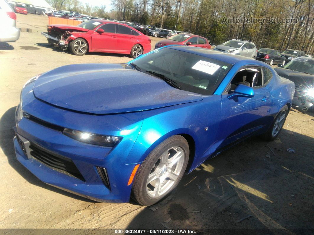 2017 Chevrolet Camaro 1lt Blue vin: 1G1FB1RS4H0104560