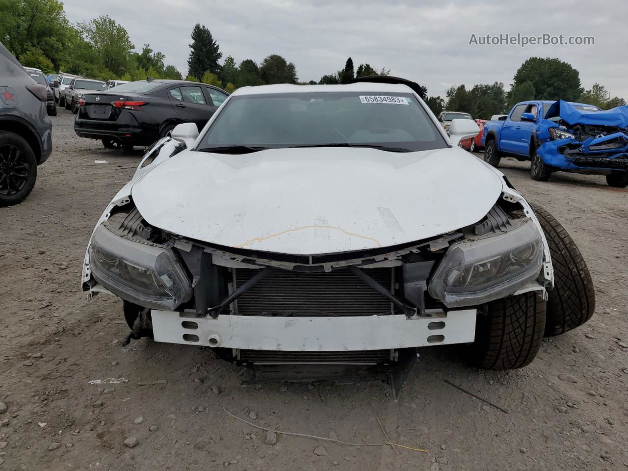 2017 Chevrolet Camaro Lt Белый vin: 1G1FB1RS4H0132584