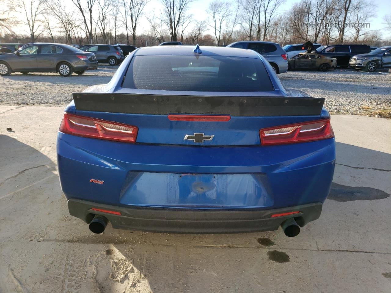 2018 Chevrolet Camaro Lt Blue vin: 1G1FB1RS4J0104970
