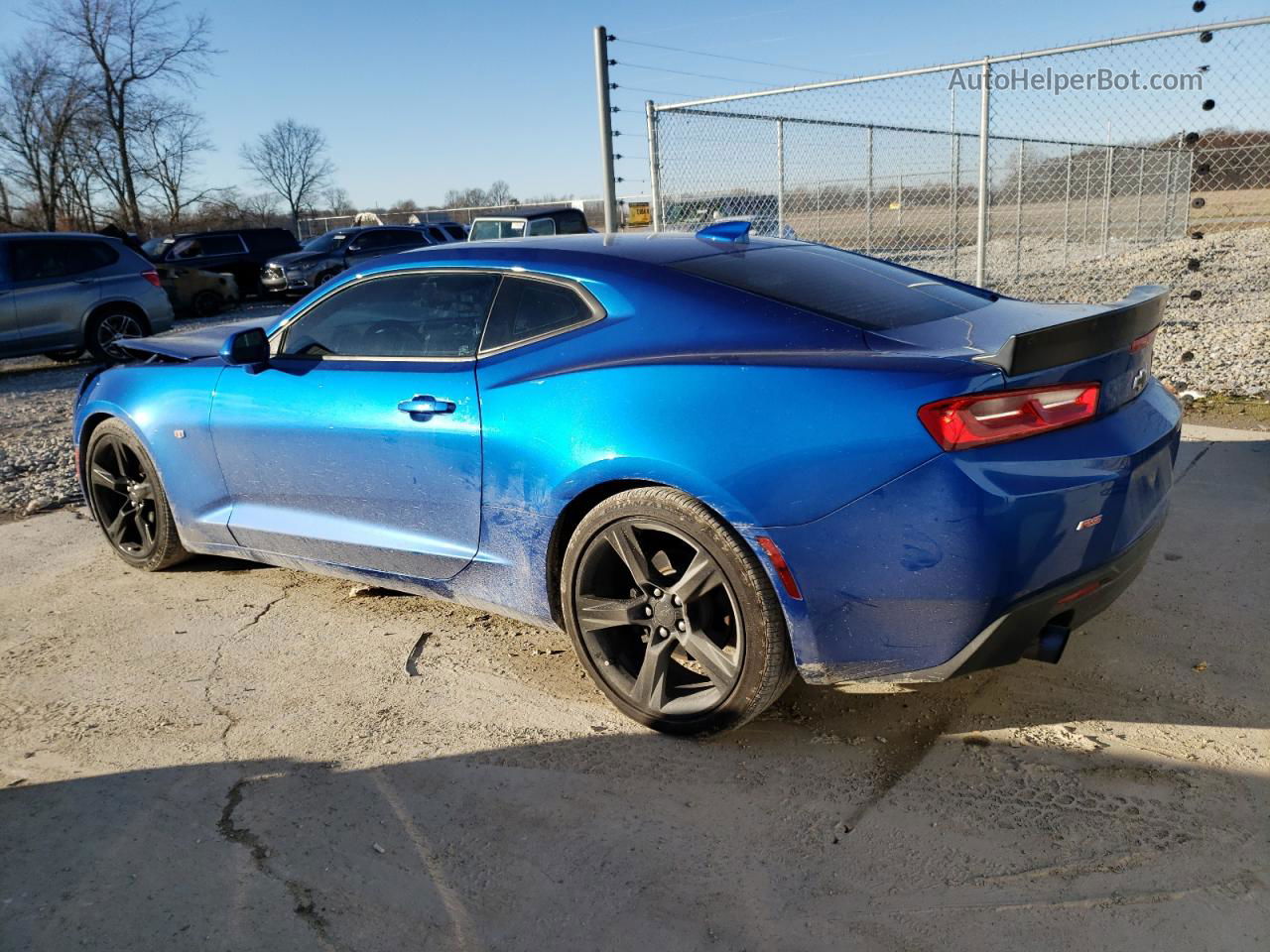 2018 Chevrolet Camaro Lt Blue vin: 1G1FB1RS4J0104970