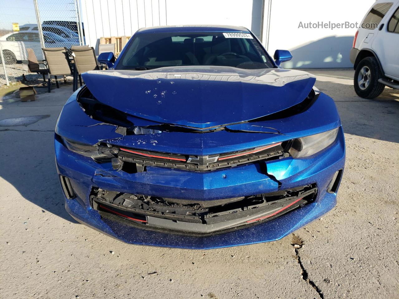 2018 Chevrolet Camaro Lt Blue vin: 1G1FB1RS4J0104970