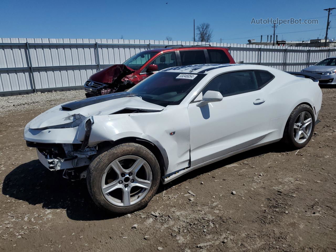 2018 Chevrolet Camaro Lt Белый vin: 1G1FB1RS4J0190586