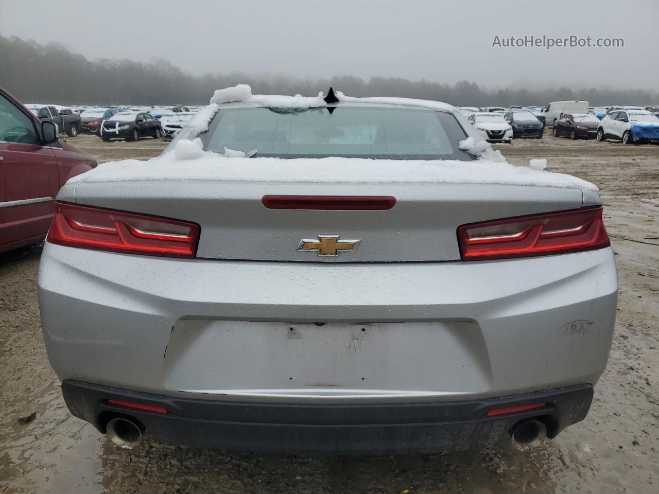 2018 Chevrolet Camaro Lt Silver vin: 1G1FB1RS4J0190958